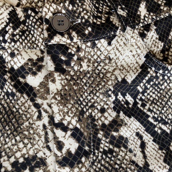 Python print Piccadilly Jean style stretch pants - Picture 4 of 7